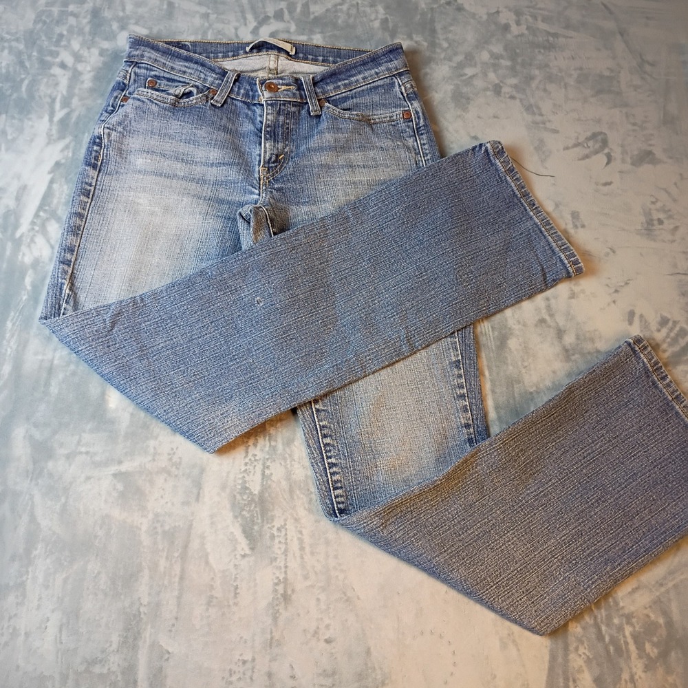 Levis 529 Curvy Boot Cut Jeans Womens‎ 6 Medium Wash Denim Stretch Blue 529-12